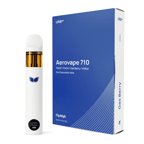 Aerovape710 3mLDisposable GasBerry Group WhiteBKG