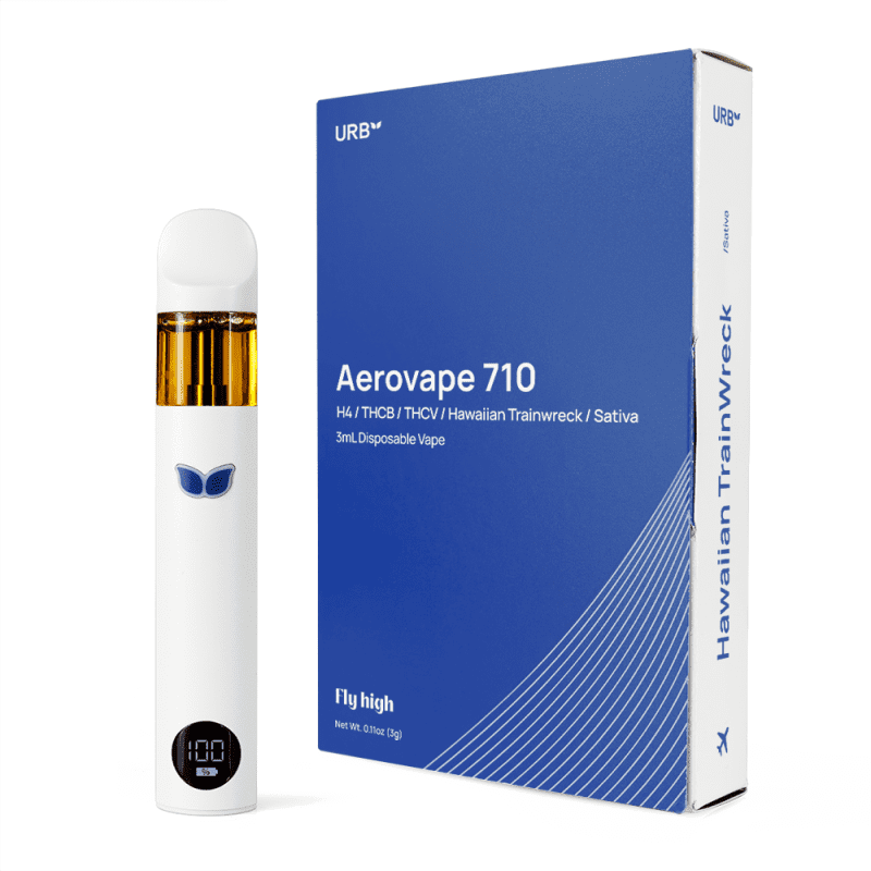 Aerovape710 3mLDisposable HawaiianTrainwreck Group WhiteBKG