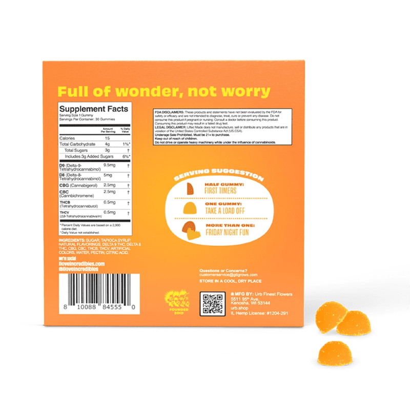 incredibles 20mg sour mango gummies 4 copy