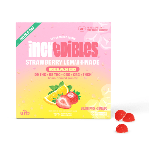 incredibles 20mg strawberry lemahhhnade gummies 1copy