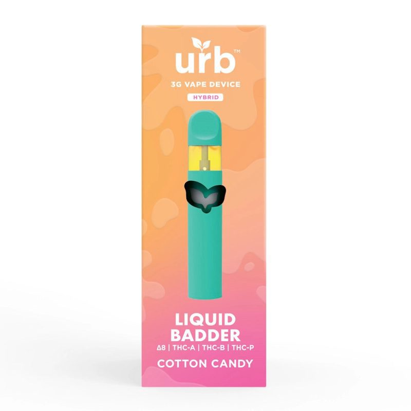 liquid badder disposable 3ml cotton candy