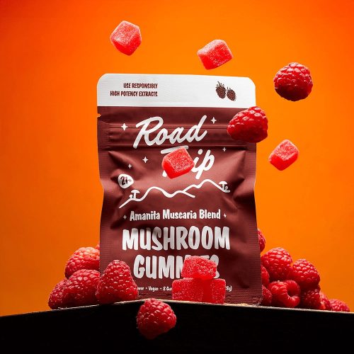 road trip amanita muscaria magic mushroom gummies raspberry copy