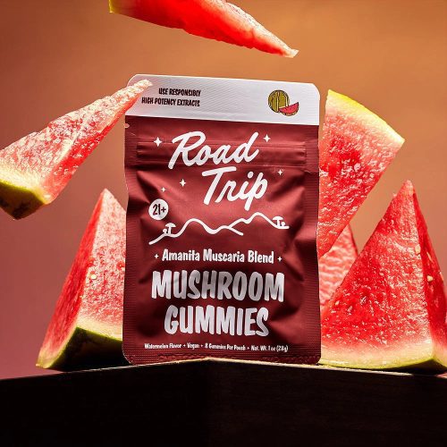 road trip amanita muscaria magic mushroom gummies watermelon 1