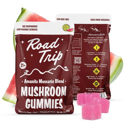 road trip amanita muscaria magic mushroom gummies watermelon