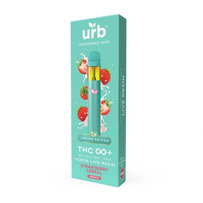 thc infinity disposable 3ml strawberry cereal