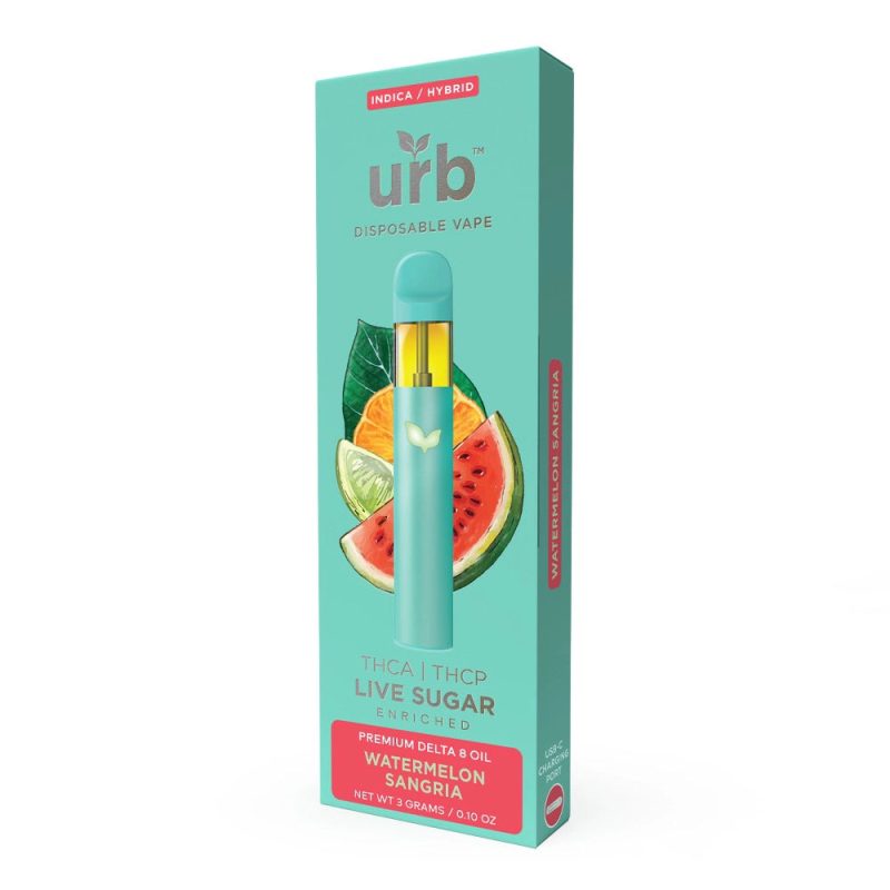 thca live sugar disposable 3ml watermelon sangria