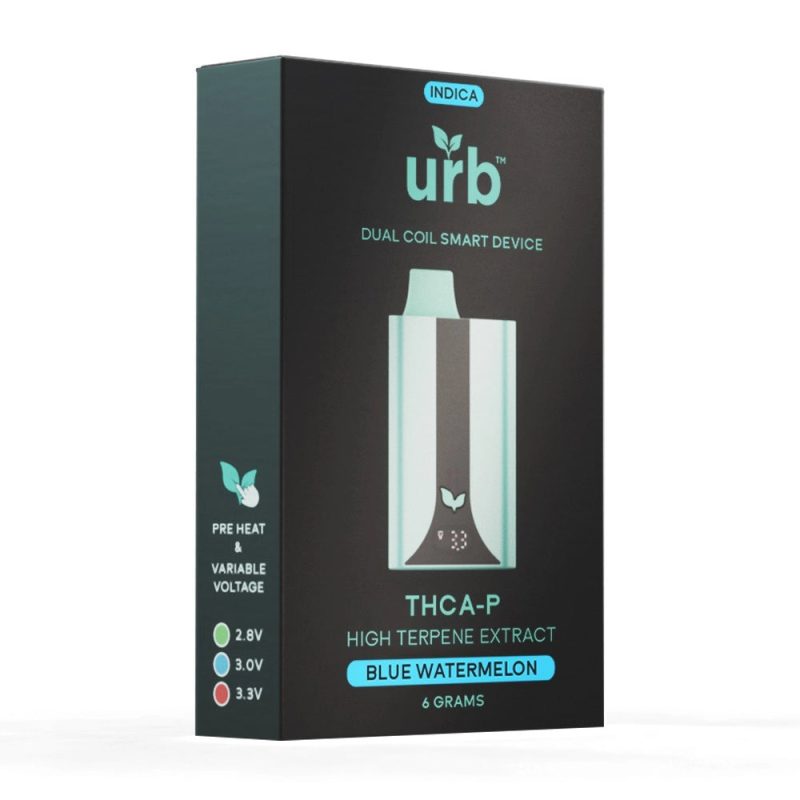 urb smart device thca p disposable 6ml blue watermelon